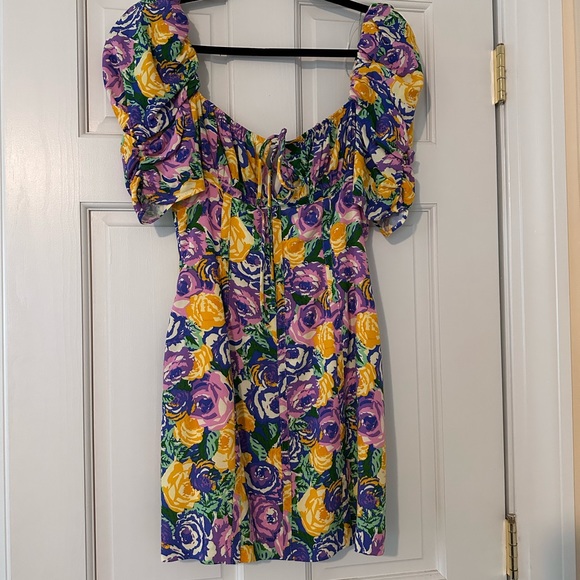 Zara Printed Corset Style Dress - Picture 3 of 6